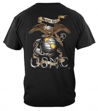 T-Shirt/Semper Fi Black